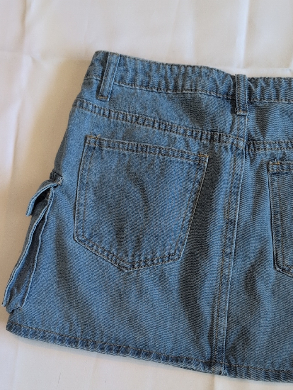 Shein Denim Cargo Mini Skirt - Picture 6 of 6
